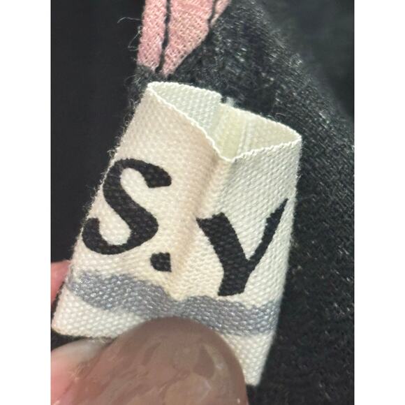 Black/white polka dot maxi dress, whimsical, playful, indie, artisan, statement - Picture 7 of 7